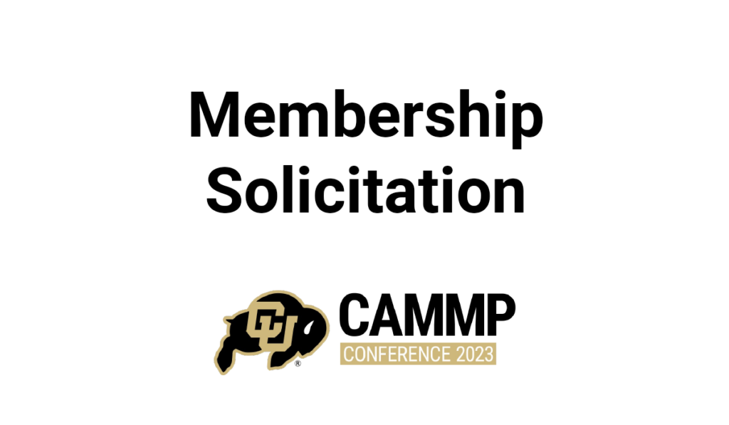 Membership Solicitation